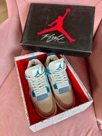 Nike Jordan 4 Retro Military Blue –Maat 44 –Nieuw, Blauw, Sportschoenen, Nieuw, Ophalen of Verzenden