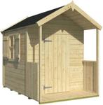 Houten speelhuisje Pinokkio | Premium 16mm wanden, Verzenden, Groenestraat 34, 6669DS Dodewaard, Mail@wellestuinhout.nl, Nieuw