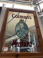 Vintage colmans mustard spiegel antiek design, Ophalen, Minder dan 100 cm