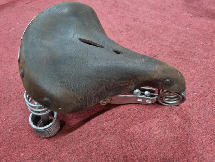 Vintage fiets Zadel - Klassiek Comfort, Fietsen en Brommers, Fietsonderdelen, Gebruikt, Oldtimer, Zadel, Ophalen