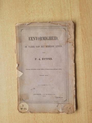 Boekje Abraham Kuyper 1870 beschikbaar voor biedingen