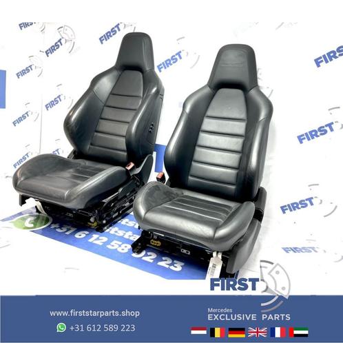 W204 C63 AMG Stoelen leer MEM Mercedes C Klasse 2007-2014 63, Auto-onderdelen, Interieur en Bekleding, Mercedes-Benz, Gebruikt