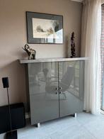 Prachtige grijze opbergkast, Ophalen of Verzenden, Zo goed als nieuw, 25 tot 50 cm, 100 tot 150 cm