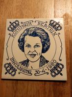 Tegel koningin Beatrix, Ophalen of Verzenden, Zo goed als nieuw