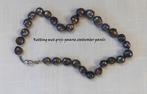 Collier met zoetwater parels, Ophalen of Verzenden, Zo goed als nieuw, Paars, Overige materialen