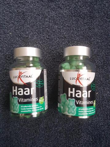2 ongeopende potten Lucovitaal haar vitamines gummies beschikbaar voor biedingen