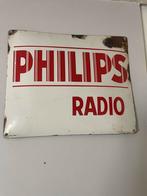 Philips emaille reclame bord, Verzamelen, Merken en Reclamevoorwerpen, Ophalen of Verzenden, Gebruikt, Reclamebord