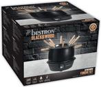 Bestron Fondueset Elektrisch AFD850BW - 1500W -  Zwart/hout, Ophalen of Verzenden, Nieuw, Elektrisch, Fondueset