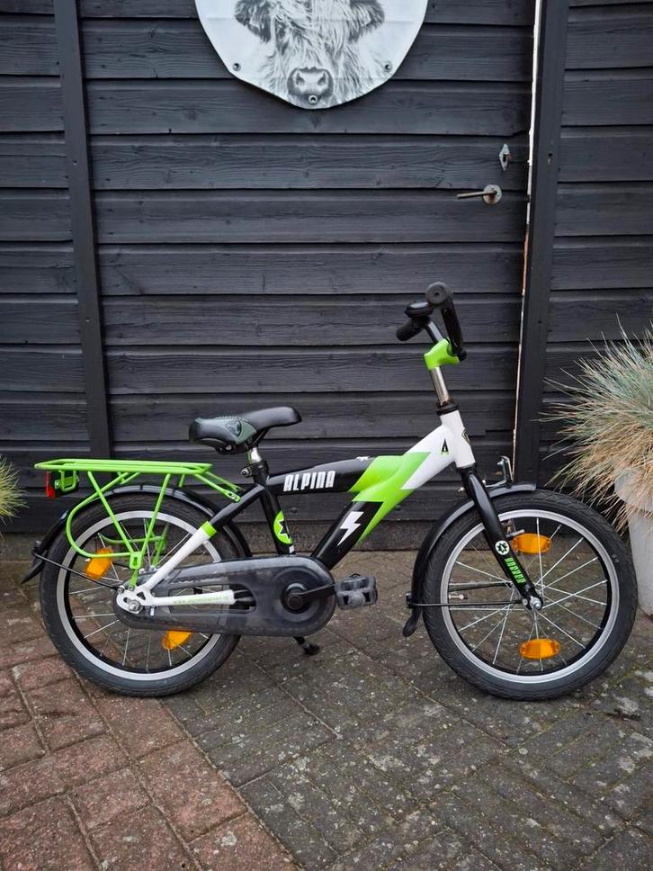 Alpina Yabber kinderfiets jongensfiets 16 inch nette staat, Fietsen en Brommers, Fietsen | Kinderfietsjes, Zo goed als nieuw, 16 tot 20 inch