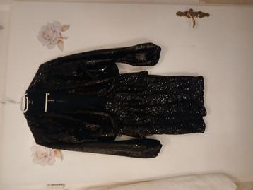 Prachtige  pailletten jurk met jasje en en bolero  beschikbaar voor biedingen