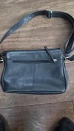 Zwarte handtas met rits, Ophalen of Verzenden, Zo goed als nieuw, Zwart