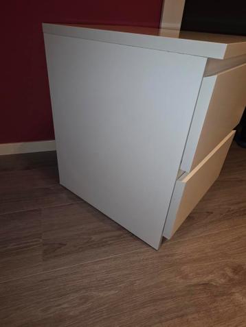 Ikea Malm nachtkastje kastje kast wit ladekast ladekastje - afbeelding 4