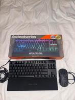 SteelSeries Apex Pro TKL Gen 3, Ophalen, Zo goed als nieuw, Qwerty, Toetsenbord en muis-set