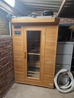 Infra rood sauna voor 2 personen, Sport en Fitness, Sauna, Complete sauna, Zo goed als nieuw, Ophalen