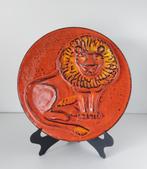 Vintage Ruscha siertegel leeuw, Antiek en Kunst, Ophalen of Verzenden