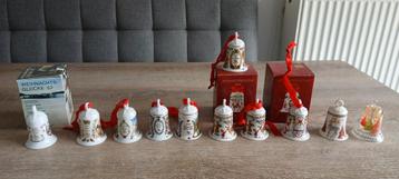 Hutschenreuther weihnachtsglocke 1983 1989 2000 04 05 07 08 beschikbaar voor biedingen