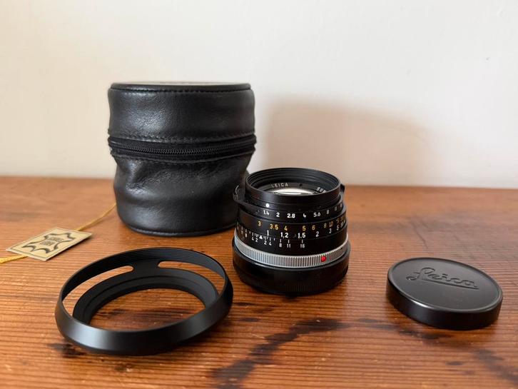 Nieuwstaat Leica M Summilux 35mm 1.4 V2 Leitz Lens 35 mm, Audio, Tv en Foto, Fotografie | Filters, Zo goed als nieuw, Ophalen of Verzenden