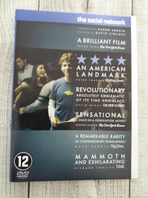 The Social Network - Jesse Eisenberg, Justin Timeberlake, Cd's en Dvd's, Dvd's | Drama, Zo goed als nieuw, Waargebeurd drama, Vanaf 12 jaar