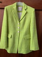 Lime kleurig tweed jasje colbert Fabienne Chapot maat 36, Ophalen of Verzenden, Zo goed als nieuw, Jasje, Maat 36 (S)