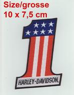 HARLEY DAVIDSON No1 logo Patch Sportster roadking 1340 1450, Motoren, Accessoires | Overige, Nieuw