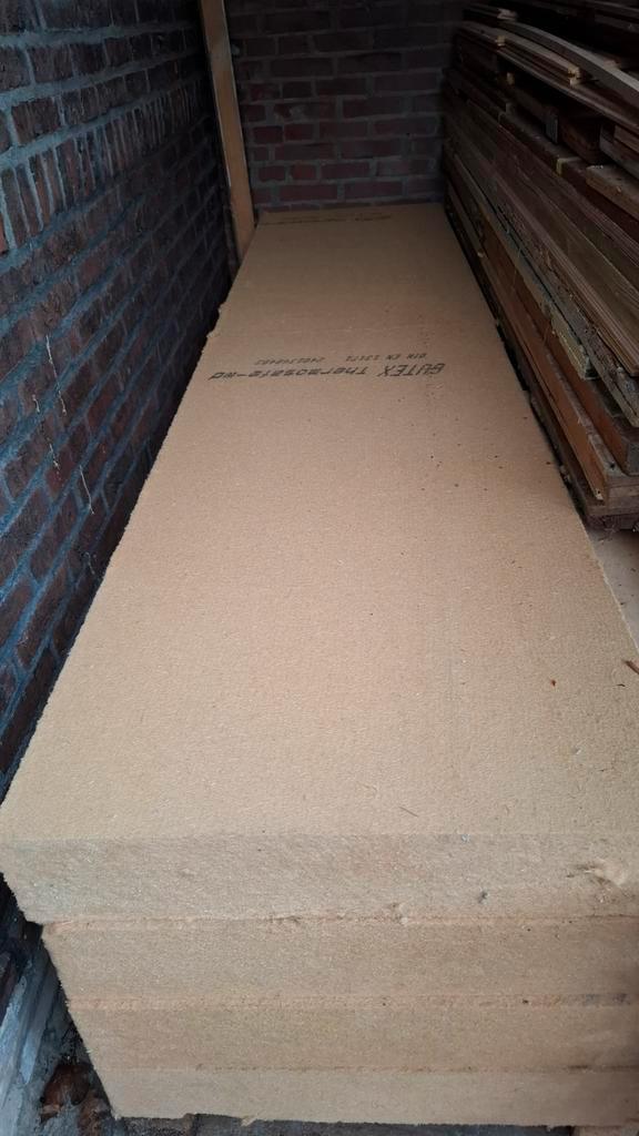 Gutex Thermosafe WD 120mm, 8 platen, Doe-het-zelf en Verbouw, Isolatie en Afdichting, Overige materialen, 12 cm of meer, 15 m² of meer