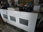 Stompe binnendeur met glas 231,5 x 93 cm., Doe-het-zelf en Verbouw, Deuren en Horren, Ophalen, 215 cm of meer, Binnendeur, Glas