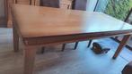 Blank eiken patine eettafel 200x90, Ophalen, Gebruikt, Eikenhout, 50 tot 100 cm