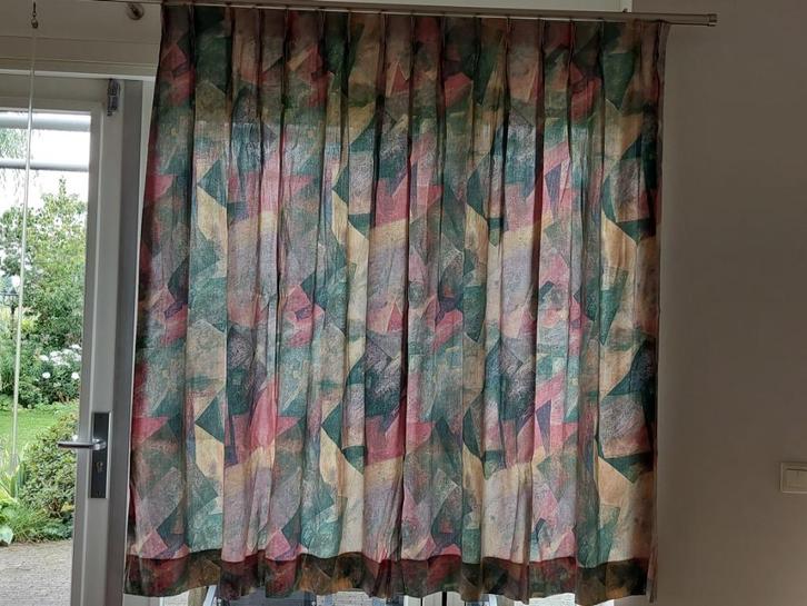 Overgordijnen, Huis en Inrichting, Stoffering | Gordijnen en Lamellen, Zo goed als nieuw, 150 tot 200 cm, 100 tot 150 cm, Overige kleuren