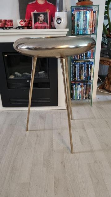 Riverdale Bijzet Tafel/Schaal! Goudkleurig! NIEUW! 80CM! beschikbaar voor biedingen