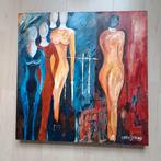 Acryl op Canvas Schilderij 50x50, Ophalen of Verzenden