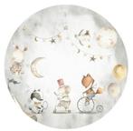 Muursticker Cirkel Bosdieren Nacht Circus Designed4Kids, Designed4Kids, Nieuw, Ophalen of Verzenden, Designed4kids@live.nl