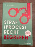 Straf(proces)recht Begrepen - J.H.J. Verbaan, Boeken, Studieboeken en Cursussen, Ophalen of Verzenden, Gamma, Zo goed als nieuw