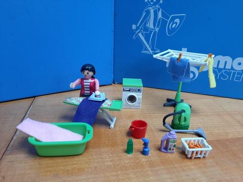 Huis huisinrichting 4288 wasruimte als nieuw, Kinderen en Baby's, Speelgoed | Playmobil, Zo goed als nieuw, Complete set, Verzenden
