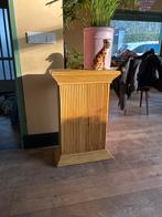 Vintage rotan plantenstandaard, Ophalen, Gebruikt