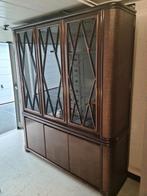 Roberti Rattan kast. Mooie design vitrinekast / buffetkast, Ophalen, 150 tot 200 cm, 150 tot 200 cm, 25 tot 50 cm