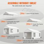 Auto Carport Garage - Roll-Up Ramen +Verwijderbare Zijwanden, Niet ingevuld, Verzenden, Niet ingevuld, Nieuw