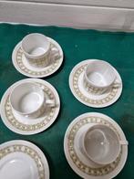 kop en schotels mosa vintage groen decor, Ophalen of Verzenden, 'T Olde Gre-j, Info@toldegrej.nl, Endepoelstraat 20f Didam