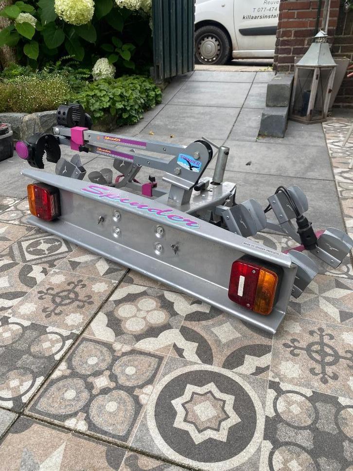 Fietsendrager, Auto diversen, Fietsendragers, Gebruikt, Trekhaakdrager, 2 fietsen, Elektrische fiets, Ophalen of Verzenden