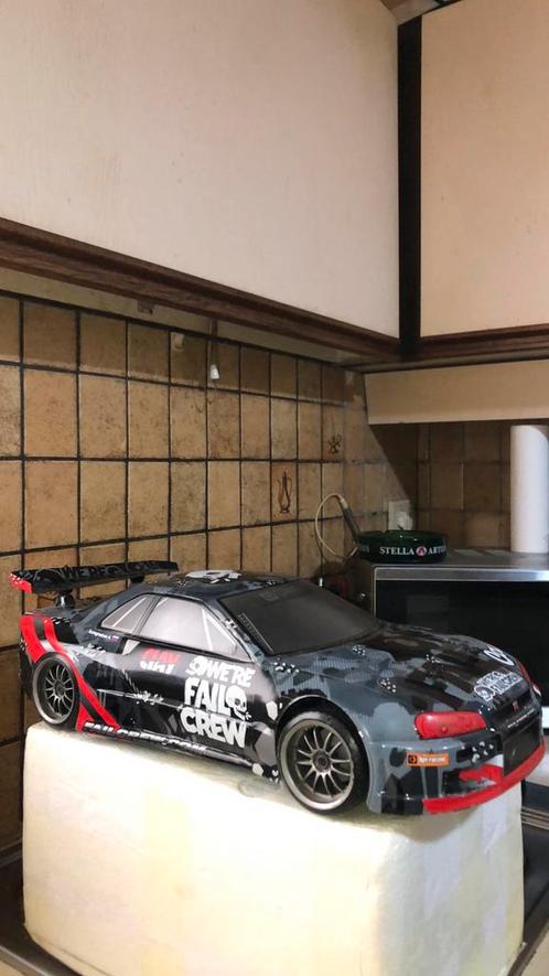 RC HPI E10 Fail Crew Nissan skyline R34 DRIFT, Hobby en Vrije tijd, Modelbouw | Radiografisch | Auto's, Nieuw, Auto onroad, Elektro