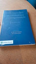 2 x Hoofdstukken vermogensrecht 12e druk- Nieuwenhuis, Boeken, Zo goed als nieuw, J.H. Nieuwenhuis, Alpha, HBO