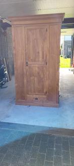 teak jagerskast, Huis en Inrichting, Ophalen, 100 tot 150 cm, 200 cm of meer, Teakhout