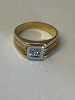 Prachtige ring 18 k, Geel, Ophalen of Verzenden, Zo goed als nieuw, 17 tot 18