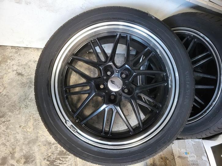 Brock Lichtmetalen Velgen 18 inch + Vredestein Banden – T, Motoren, Tuning en Styling, Ophalen of Verzenden
