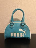 Vintage Blauw Puma Bowling Tasje, Verzenden, Gebruikt, Blauw, Handtas