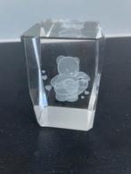 Kristelglas met 3D figuur., Ophalen of Verzenden, Zo goed als nieuw