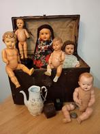 Zeldzame vondst Duitse hutkoffer vol antiek, Ophalen of Verzenden