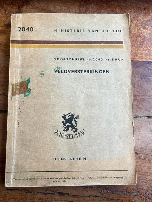 KL Defensie Korea Oorlog Veldversterkingen voorschrift 1953, Verzamelen, Militaria | Tweede Wereldoorlog, Landmacht, Nederland