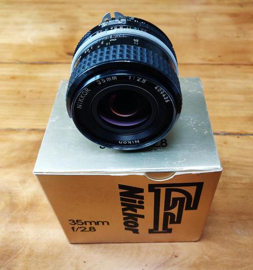 Nikon AI Nikkor 35mm f/2.8, Audio, Tv en Foto, Fotografie | Lenzen en Objectieven, Gebruikt, Groothoeklens, Ophalen of Verzenden