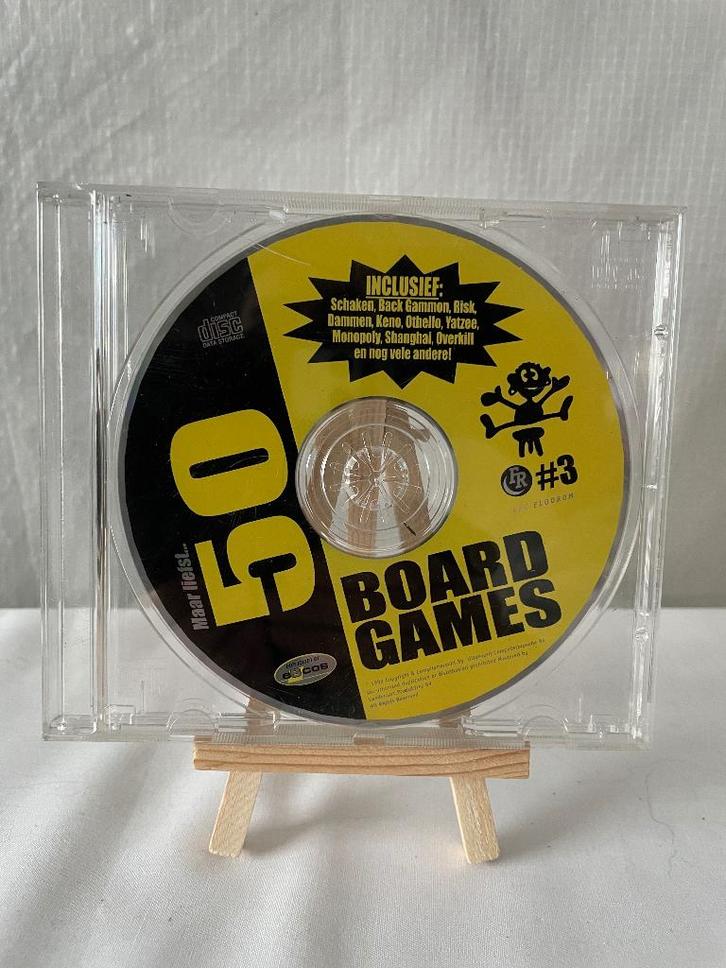 50 Board Games #3 – CD-ROM. Disk only, Spelcomputers en Games, Games | Pc, Zo goed als nieuw, Puzzel en Educatief, 1 speler, Vanaf 3 jaar