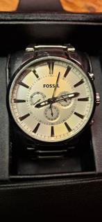 Fossil FS4359 Herenhorloge 45mm, Sieraden, Tassen en Uiterlijk, Horloges | Heren, Ophalen of Verzenden, Zo goed als nieuw, Leer